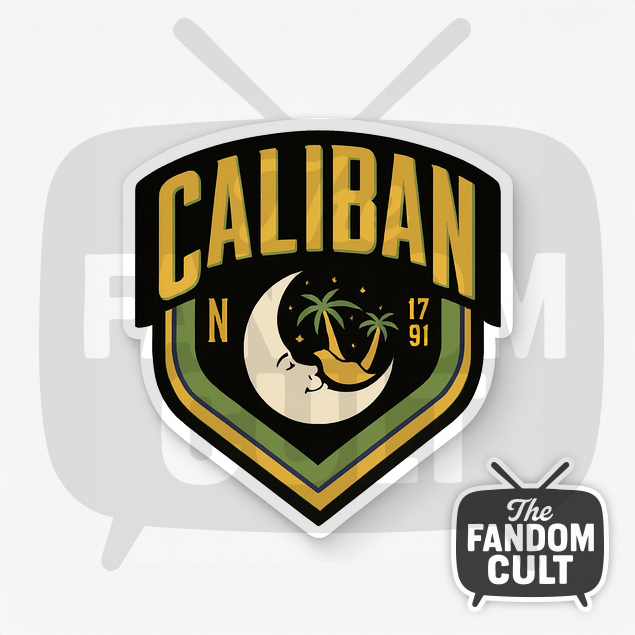 Caliban House Die Cut Vinyl Sticker Holographic/Clear/White