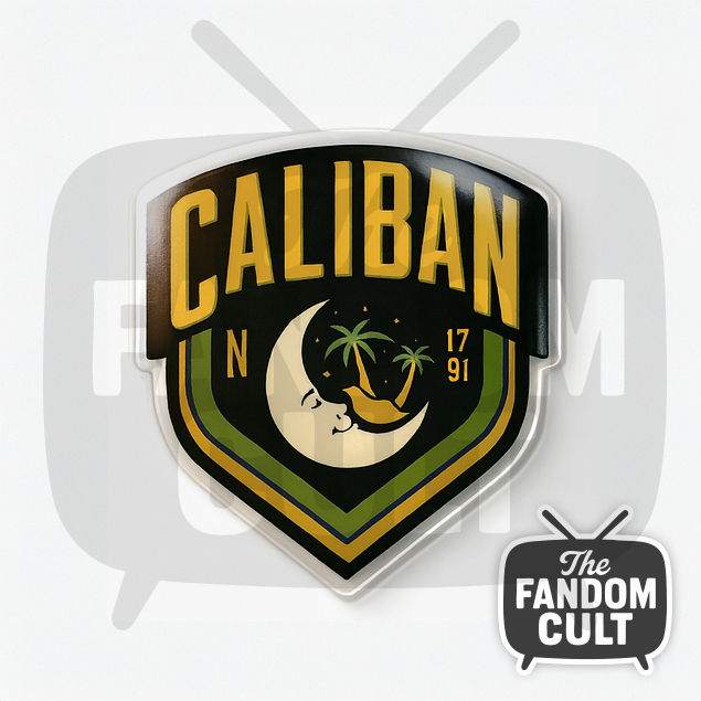 Caliban House Die Cut Vinyl Sticker Holographic/Clear/White