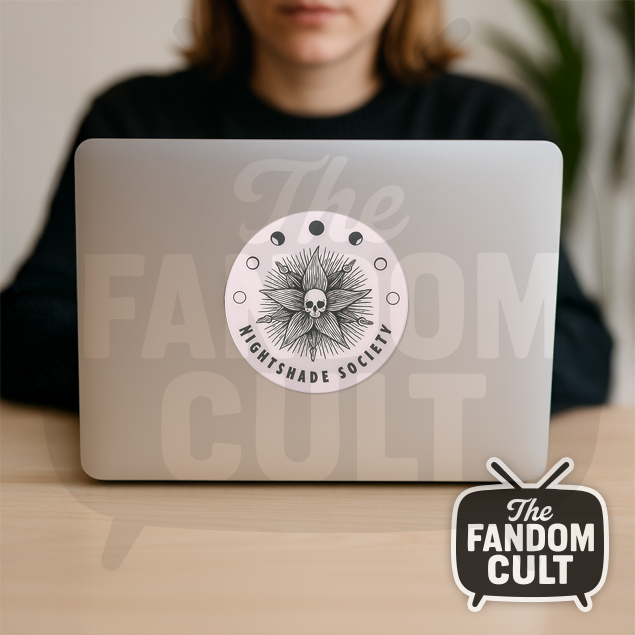 Nightshade Society Vinyl Sticker Holographic/Clear/White