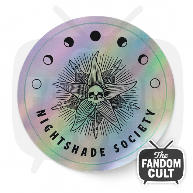Nightshade Society Vinyl Sticker Holographic/Clear/White