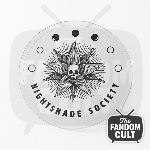 Nightshade Society Vinyl Sticker Holographic/Clear/White