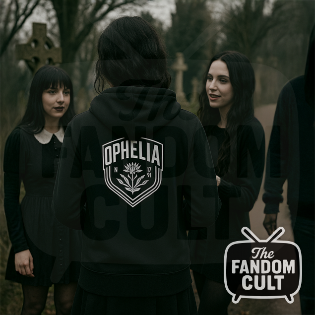Nevermore Ophelia House Hoodie Zoodie in Black