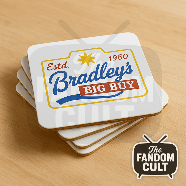 Brands of Hawkins Group #1 Drinks Coasters - Set of 4