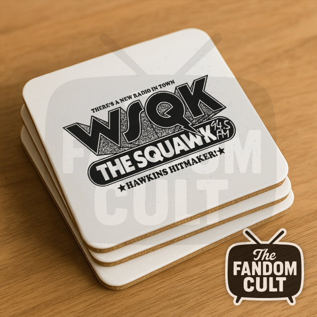 Brands of Hawkins Group #2 Drinks Coasters - Set of 4