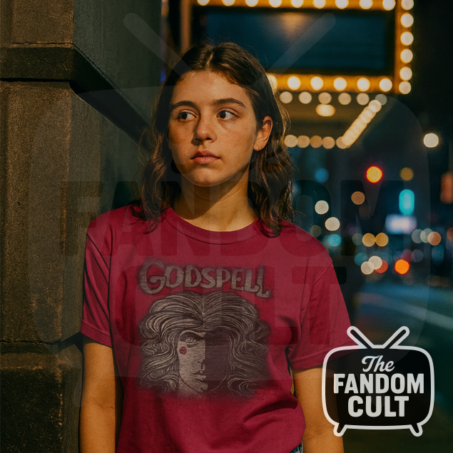 Retro Godspell Faded Brick Red T-Shirt