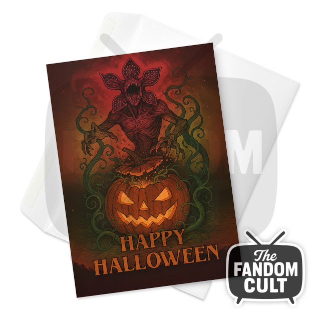 Halloween - Demogorgon Jack-O-Lantern - 5" x 7"