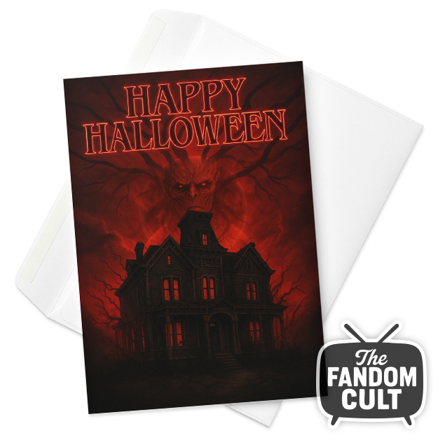 Halloween - Vecna's Haunted Creel House - Greetings Card 5" x 7"