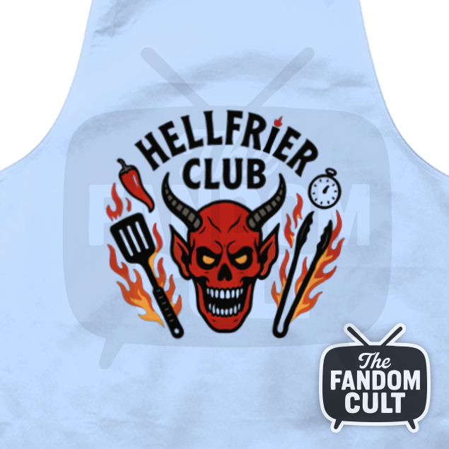 Hellfrier Club Apron -  Stranger Things Hellfire Club Parody