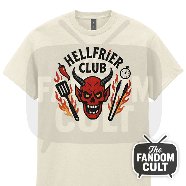 Hellfrier Club T-Shirt - Stranger Things Hellfire Club Parody