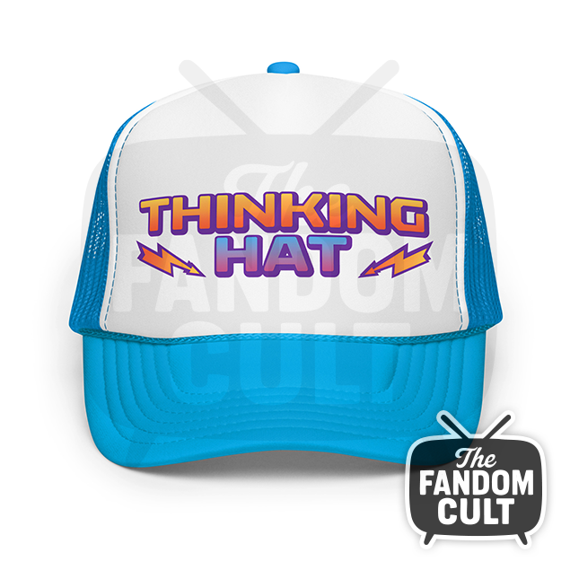 Thinking Hat Parody Cap in Blue