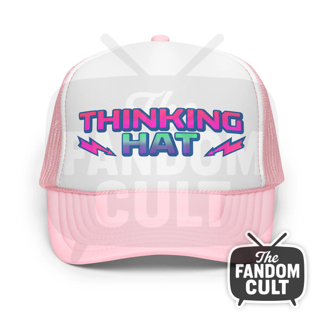 Thinking Hat Parody Cap in Pink