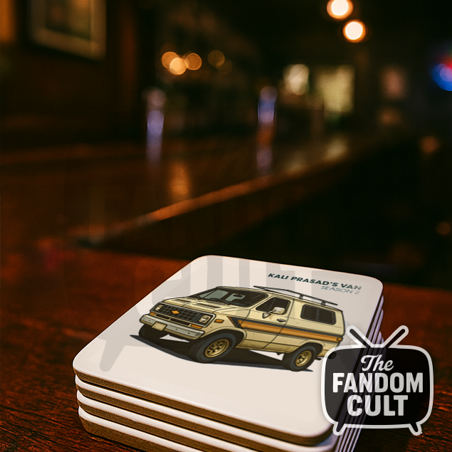 The Vans of Hawkins Retro Drinks Coasters - Set of 4