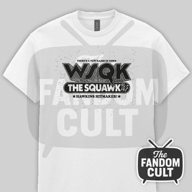 WSQK Static Logo T-Shirt in White