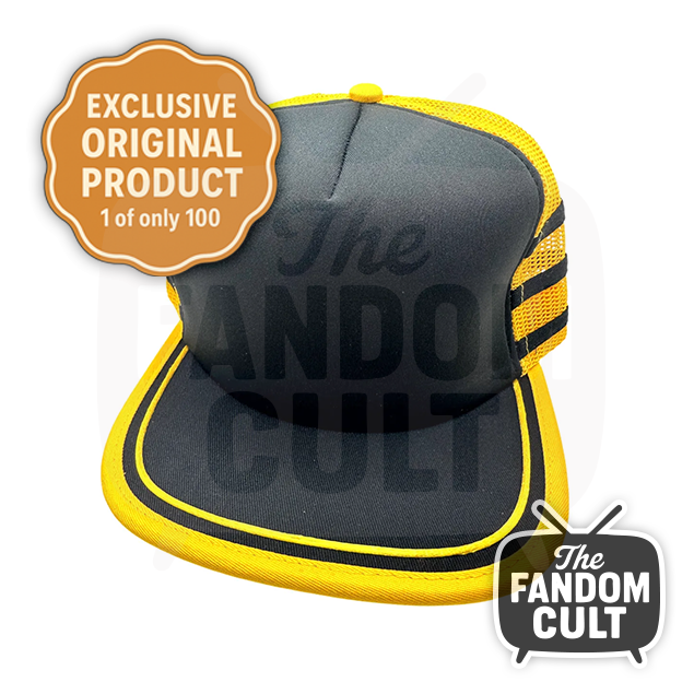 Yellow & Black Stranger Things Season 5 Mesh Cap Genuine Original - Dustin Henderson