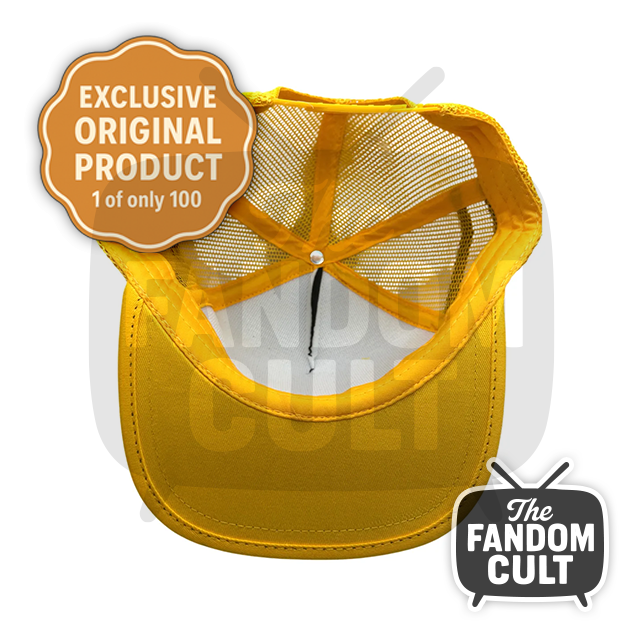 Yellow & Black Stranger Things Season 5 Mesh Cap Genuine Original - Dustin Henderson